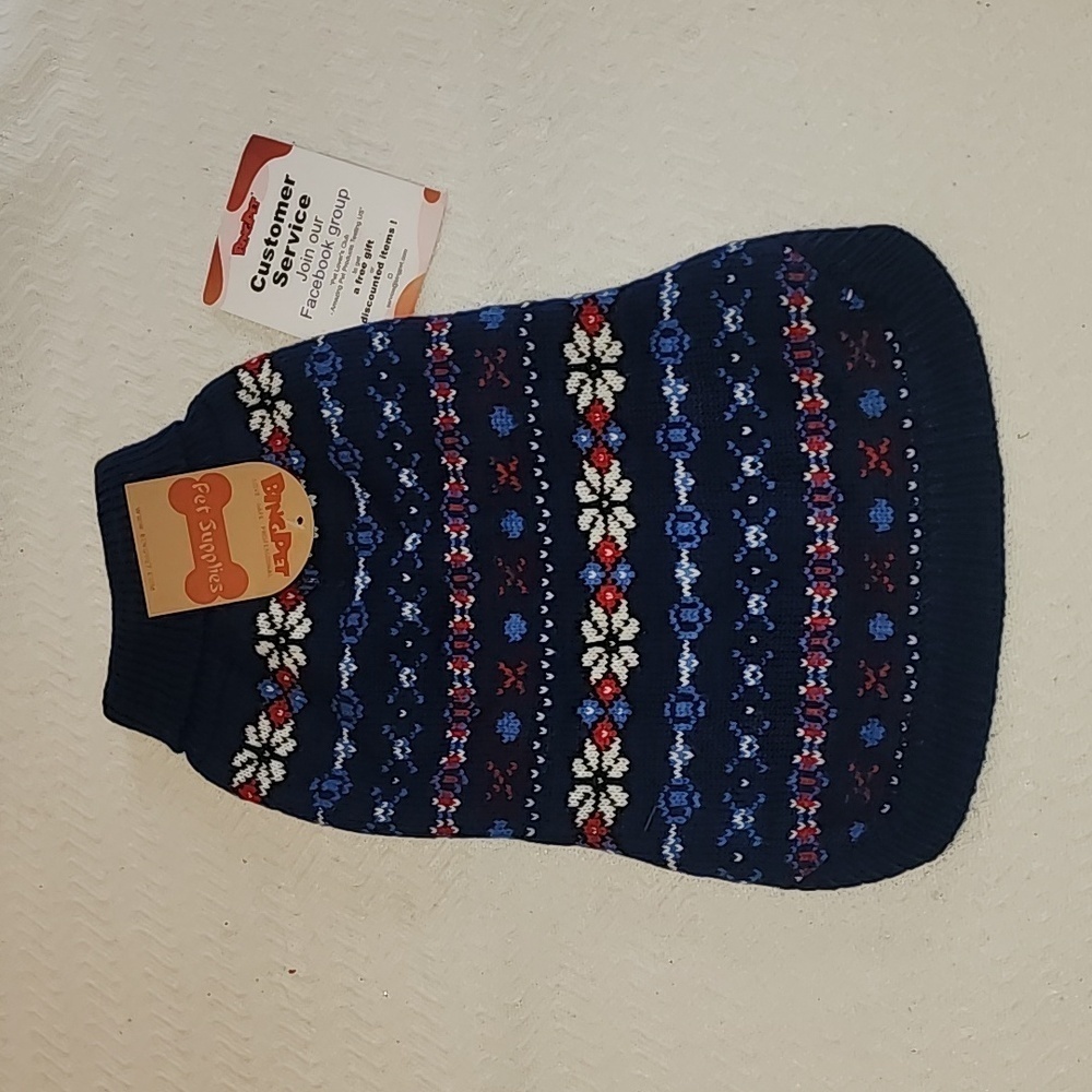 SOLDBingpet Dog Sweater Outfit Clothes Size L NewSOLD